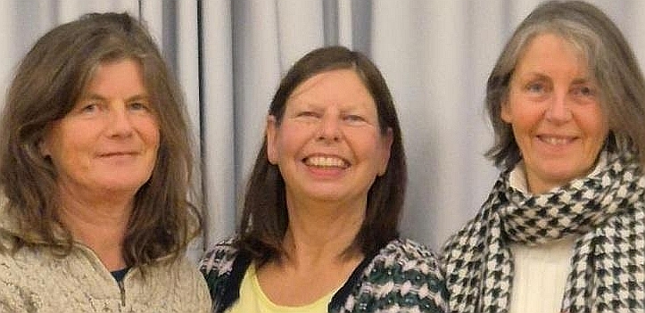 Von links: Claudia Dietz, Mellrichstadt - Eva Hartmann, Ostheim - Heidi Kirchner, Bad Neustadt